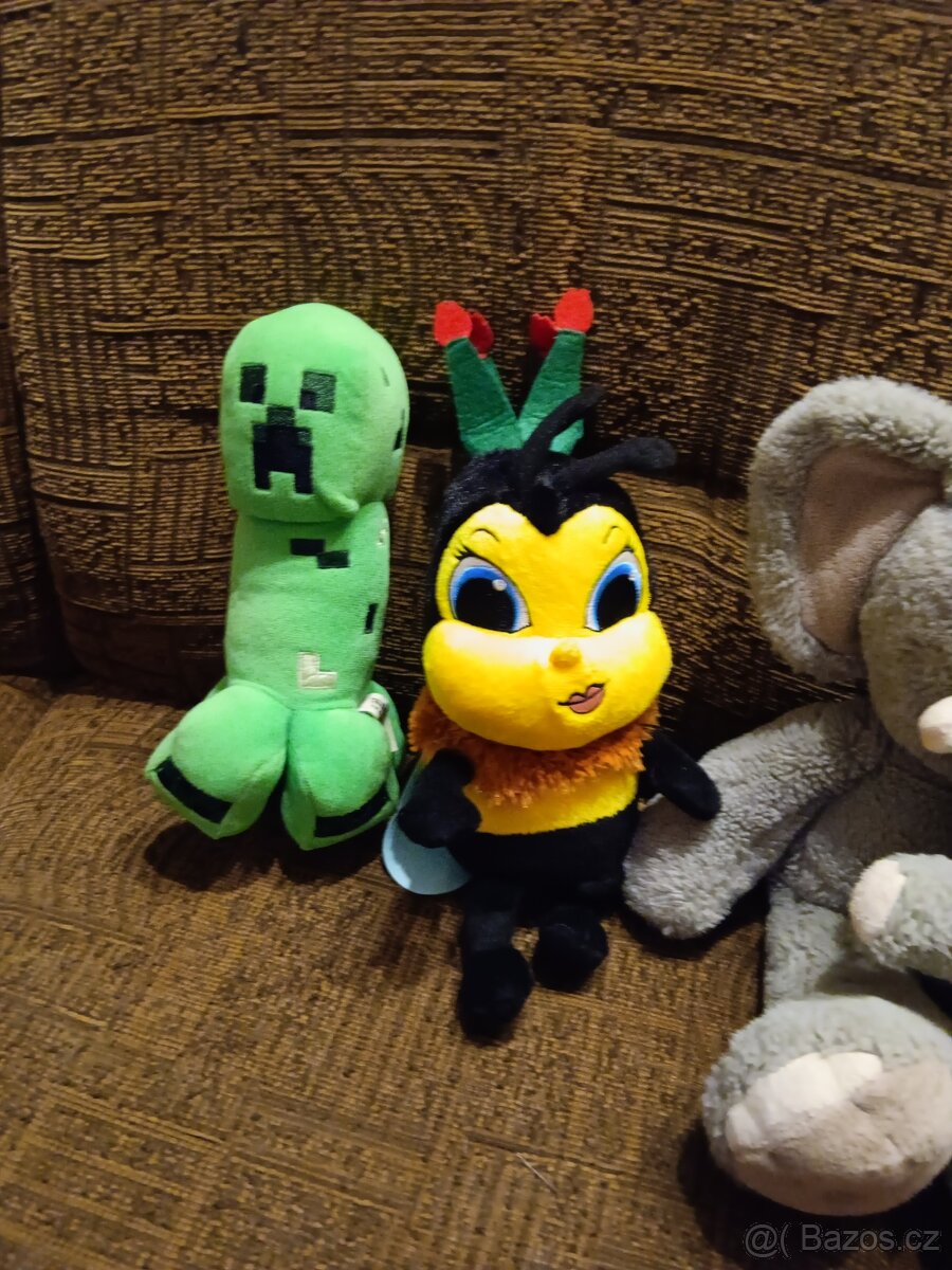 Plyšák mix, cena za kus - 5