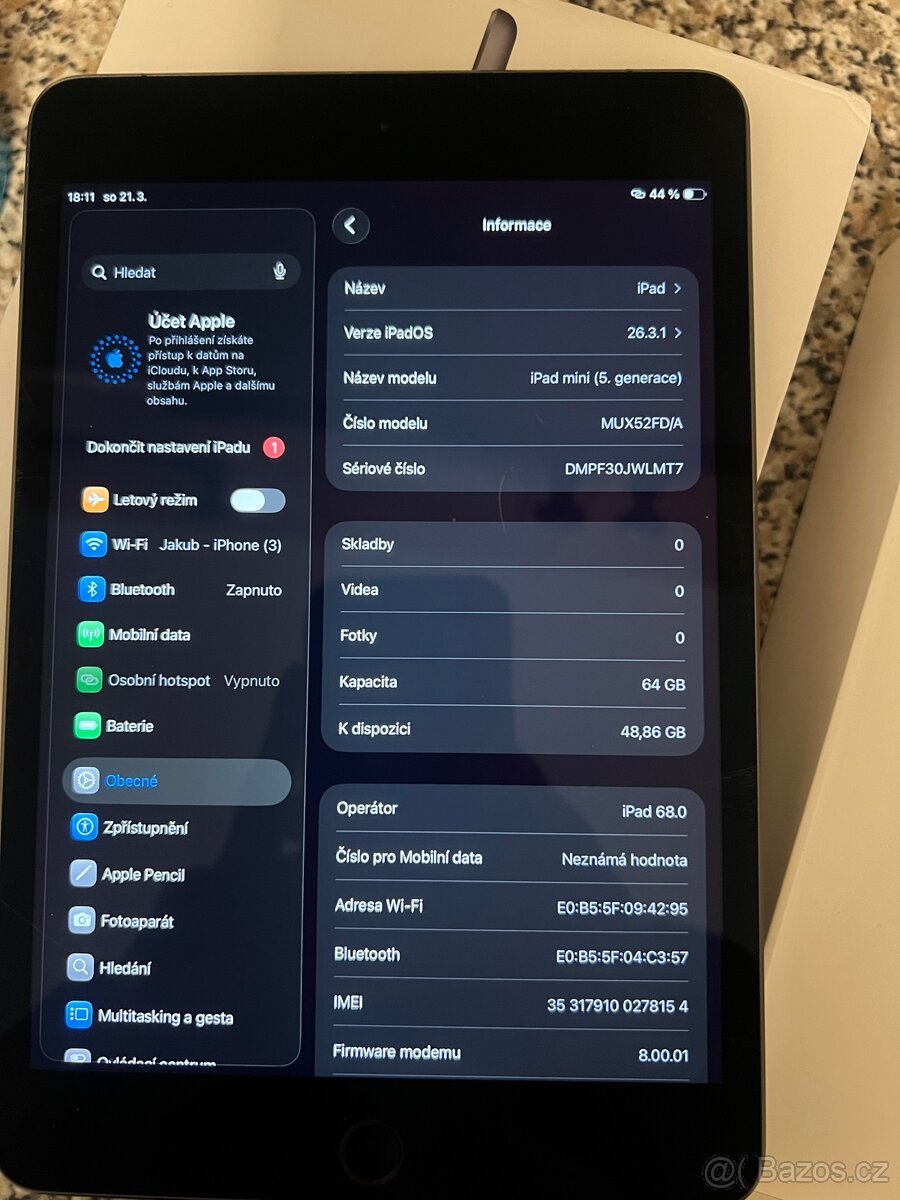iPad mini 5 (64 GB) Wi-Fi + Cellular - 5
