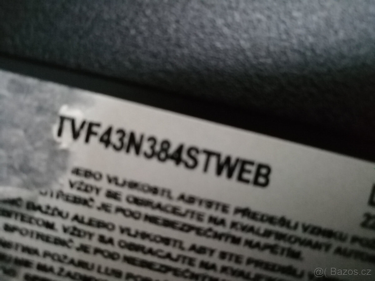 Smart tv Gogen, příjem T2 - 5