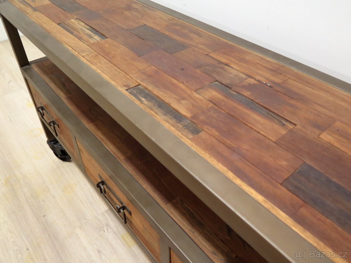 TV stolek v industriální stylu - 5