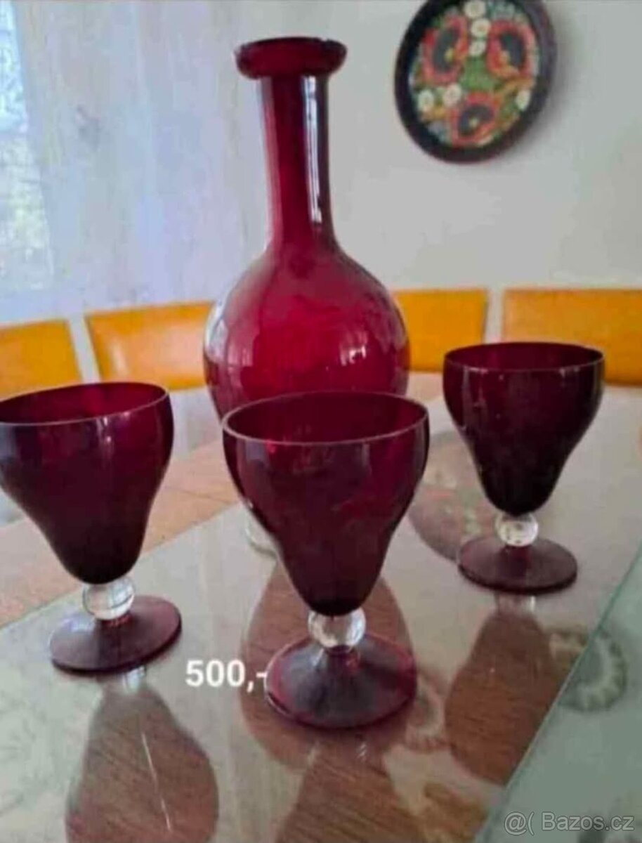 Sada různých skleniček - 5