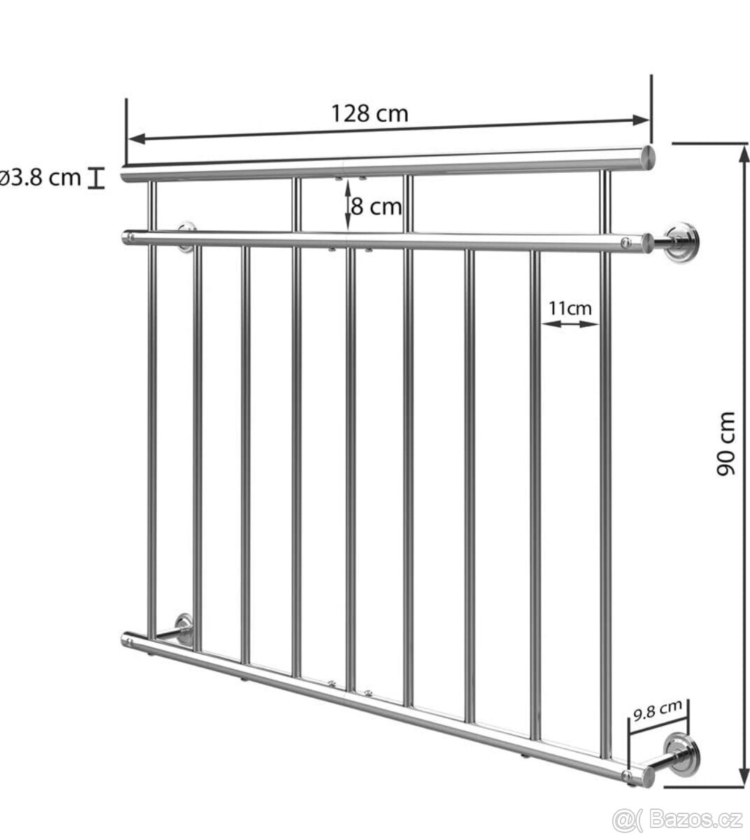 Prodám zábradlí na okna a balkony - 5