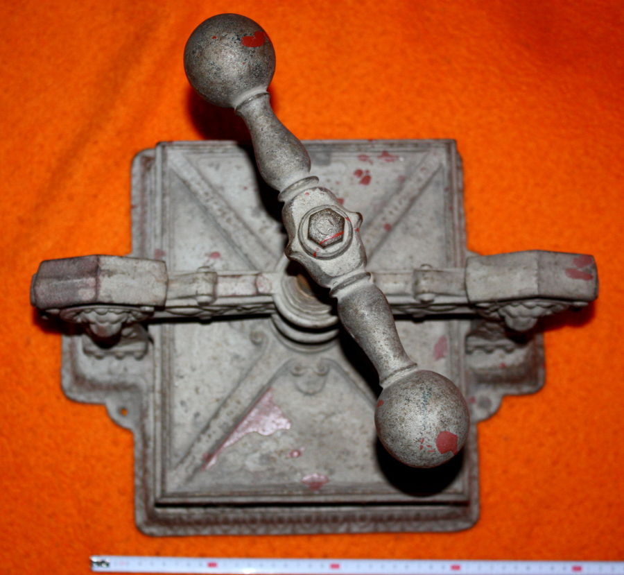 Lis na kniha litina rok 1880-1920 knihařský lis knihtisk - 5