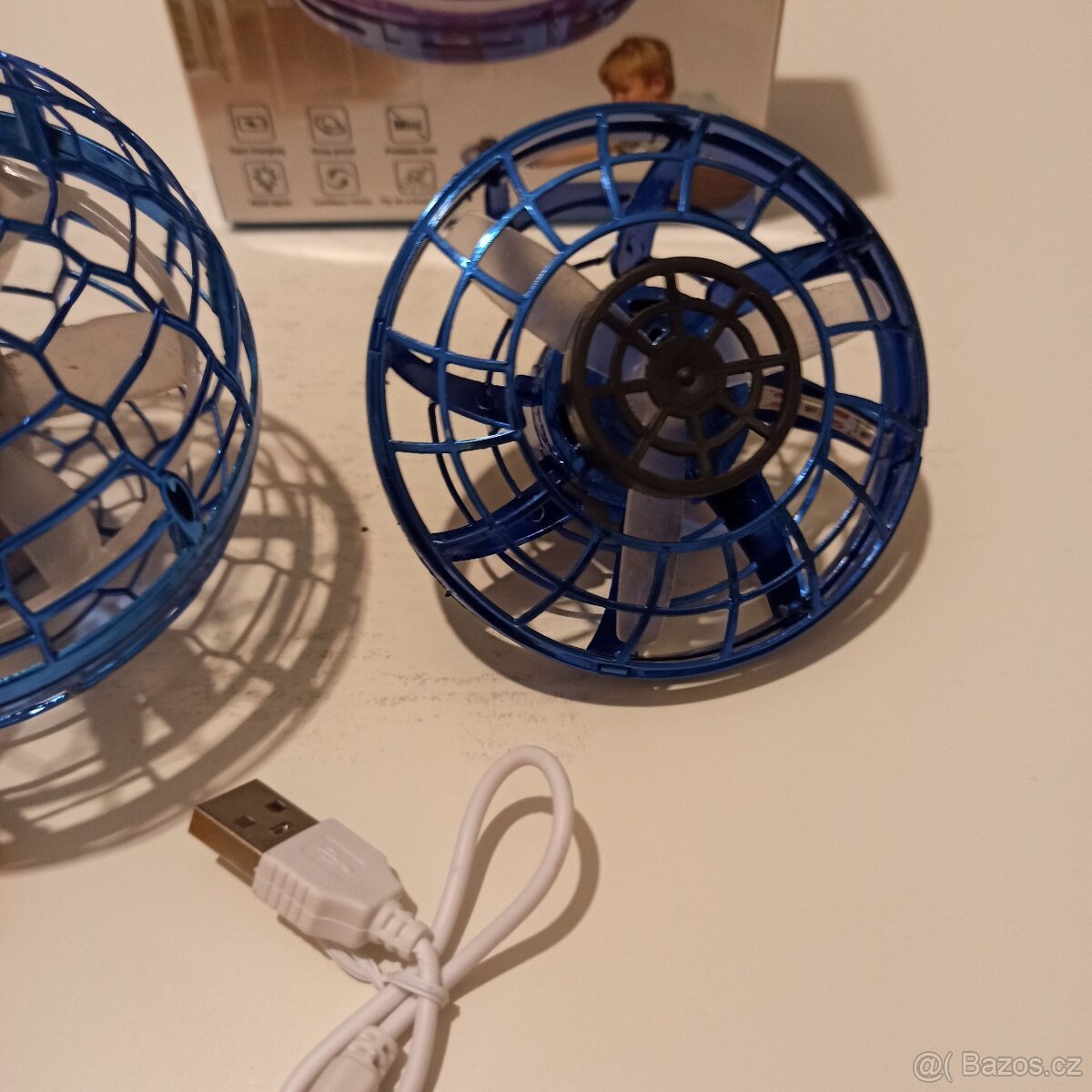 LÉTAJÍCÍ MÍČ (BALL) + UFO (SPINNER) USB + ROBO ŠVÁB - 5