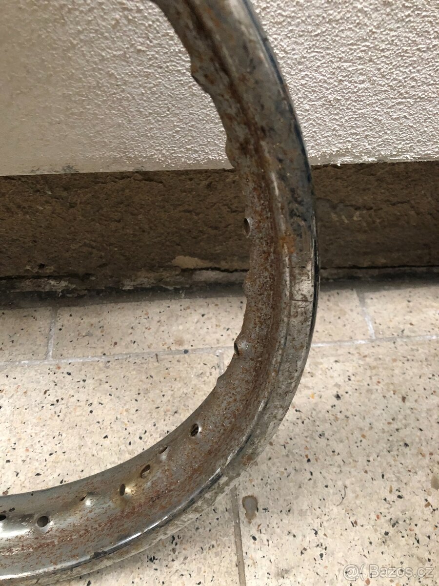Ráfky 16 pálců jawa - 5