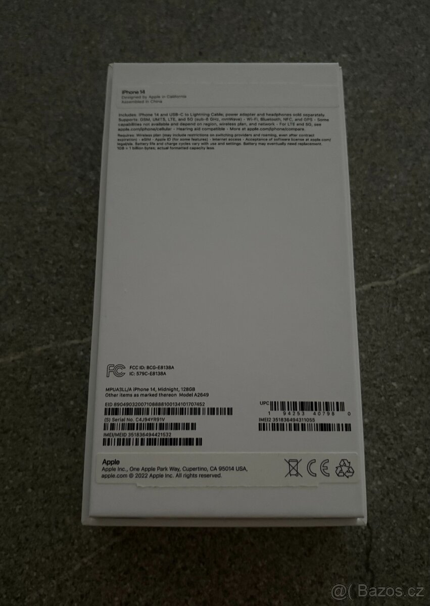 Iphone 14 128GB Black - 5