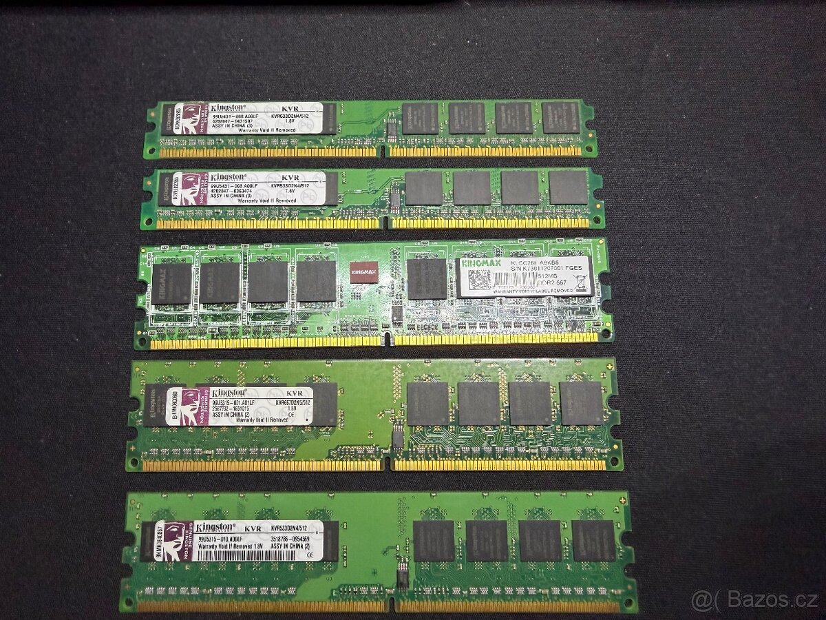 DDR1, DDR2, DDR3, SDRAM, SO-DIMM mix - 5
