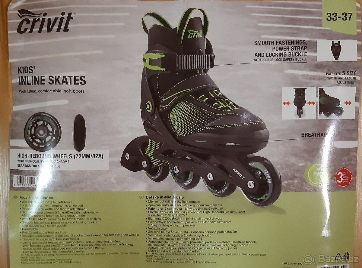 Dětské kolečkové brusle - 5