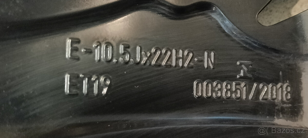 Alu kolo Audi RS6 4K0601025BL / R22 ET19 - 5