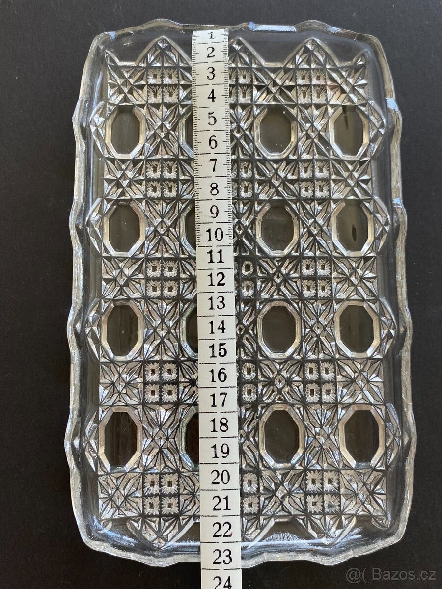 Skleněný servírovací tác 2ks - 5