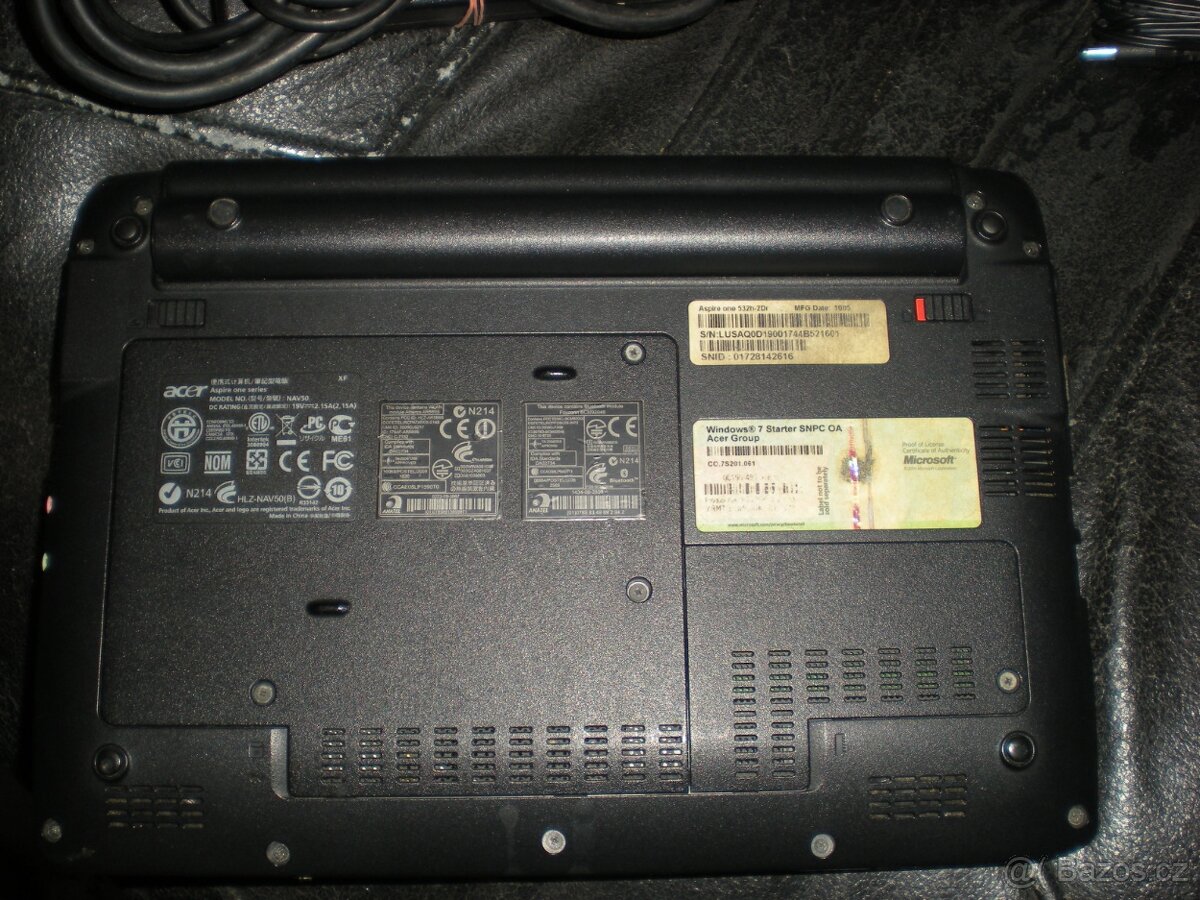 Notebook Emachines- Acer - 5