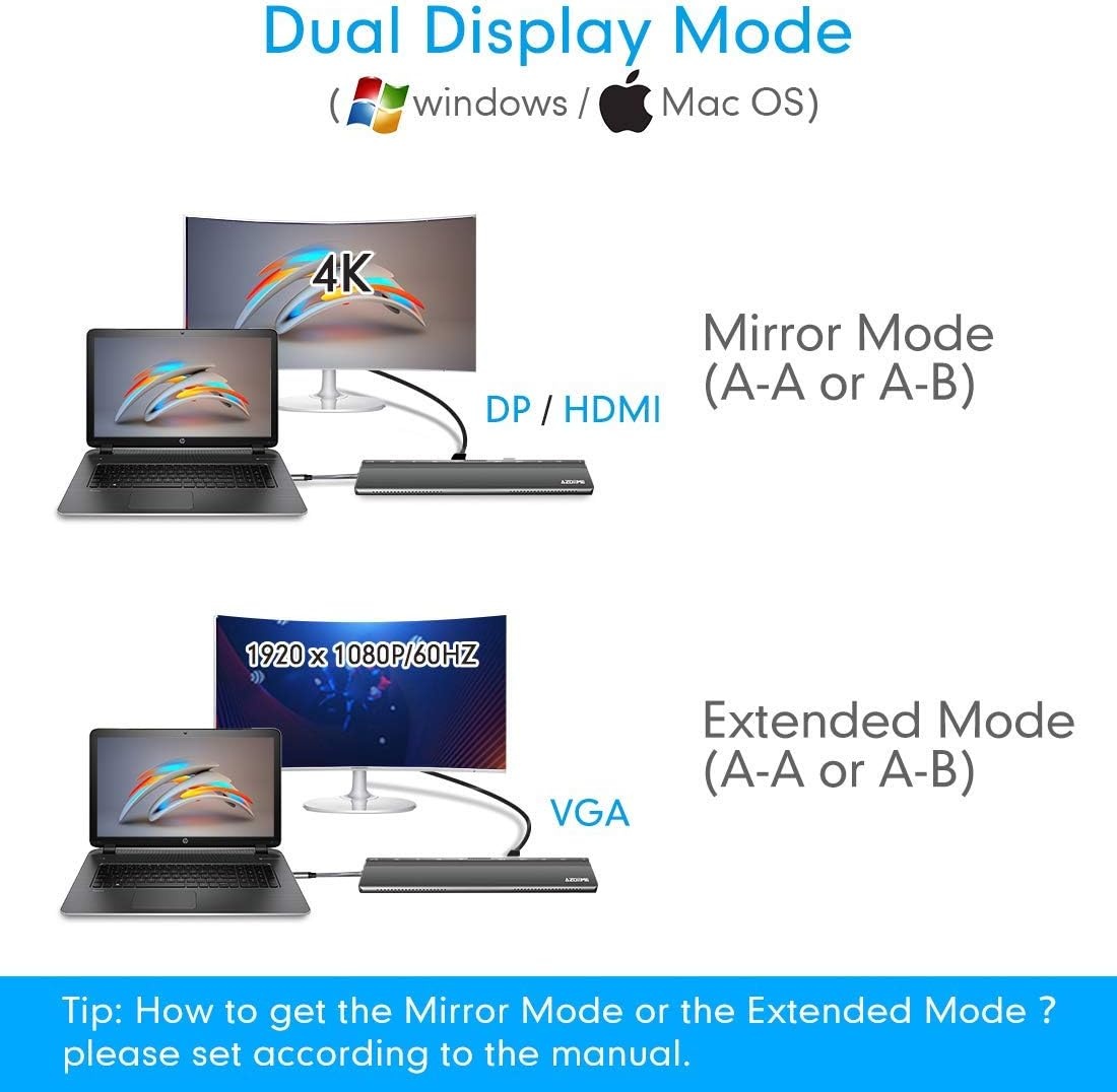 Puv. Cena 2500 - Nová dokovací stanice / rozbočovač USB C - 5