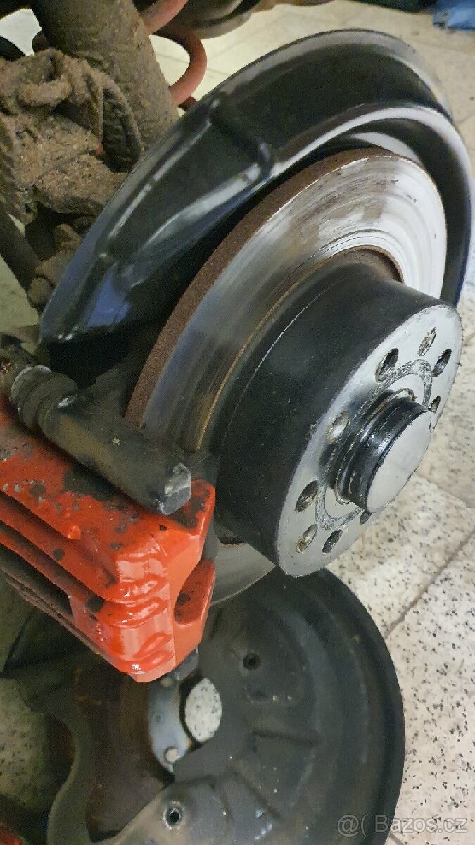 Brzdy 312mm, třmeny, golf 5, oct 2, držáky, GTi - 5