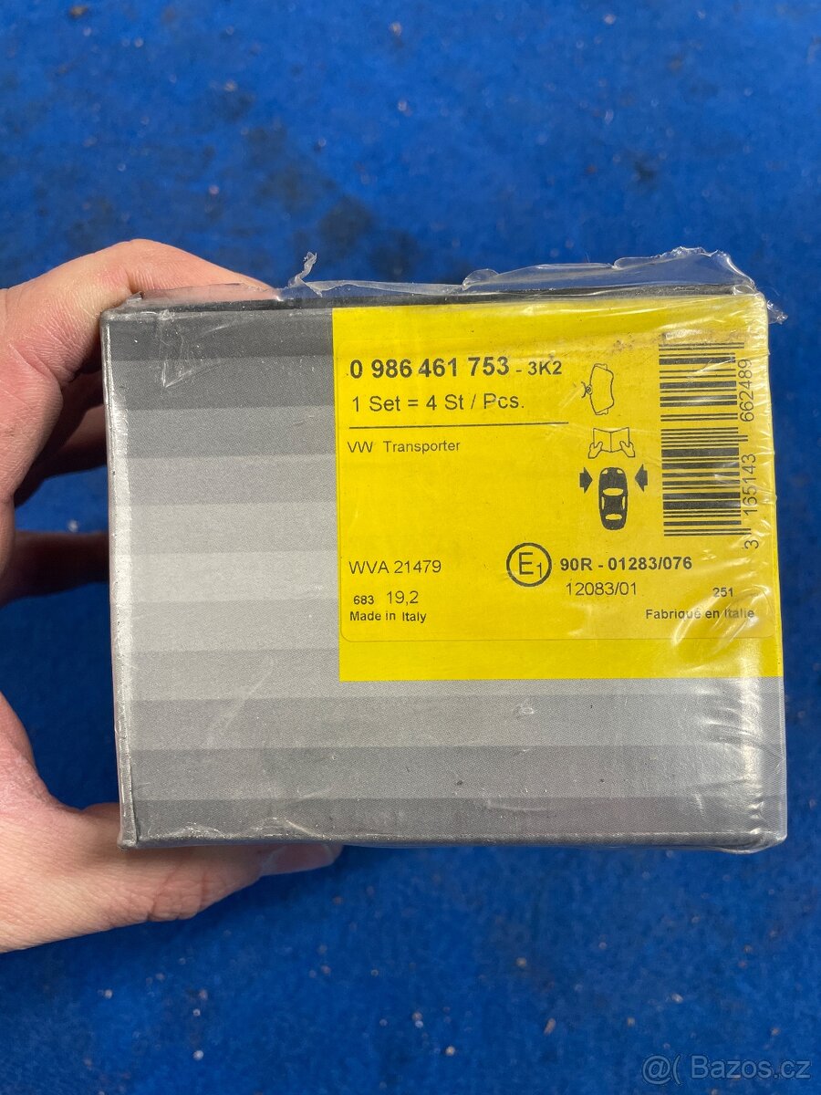 NOVÉ BRZDOVÉ DESTIČKY VW T4 - 5