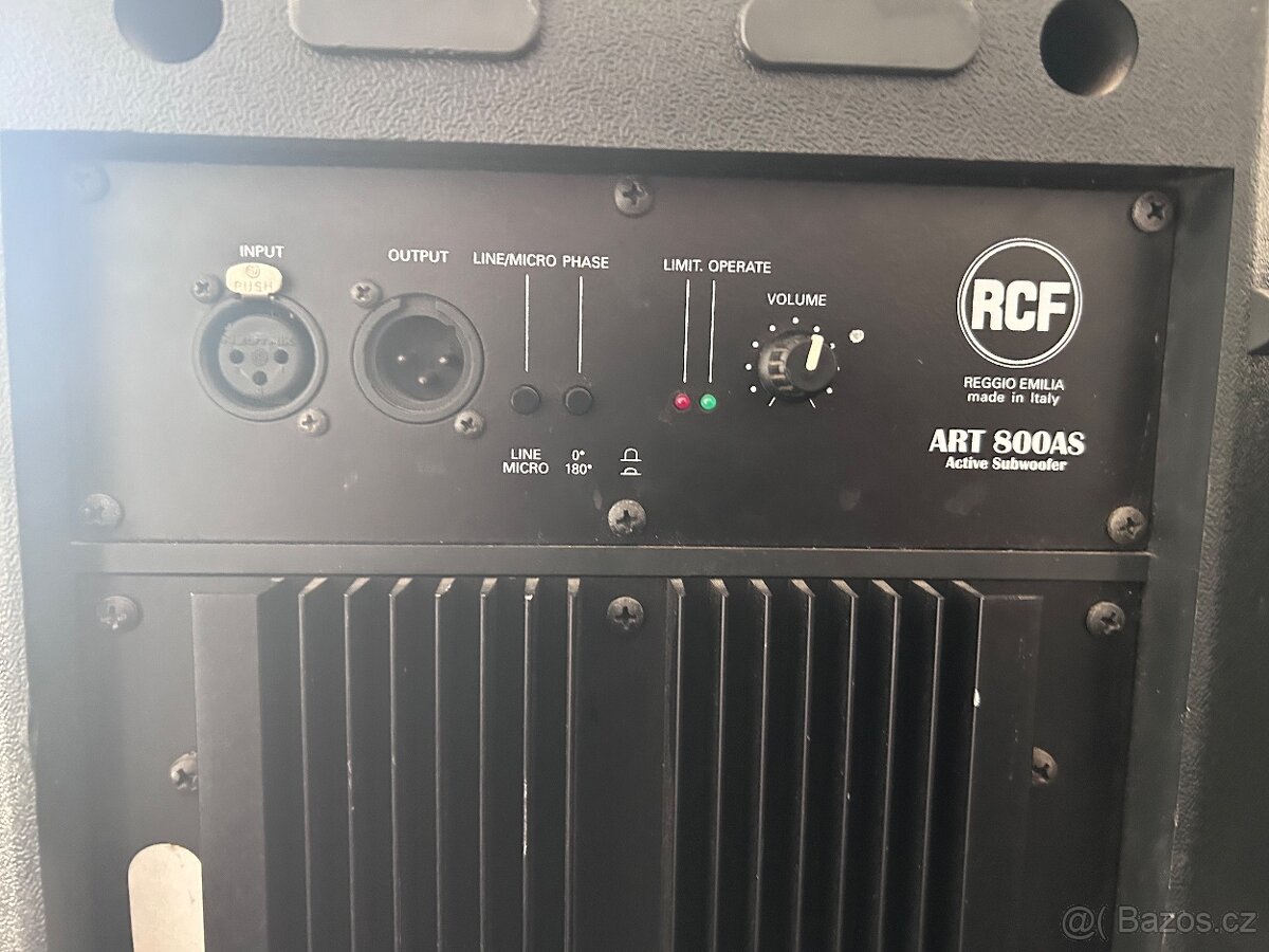ZVUK (2x RCF ART 800AS, 2x RCF ART 300A, 1x VONYX SWAI18) - 5