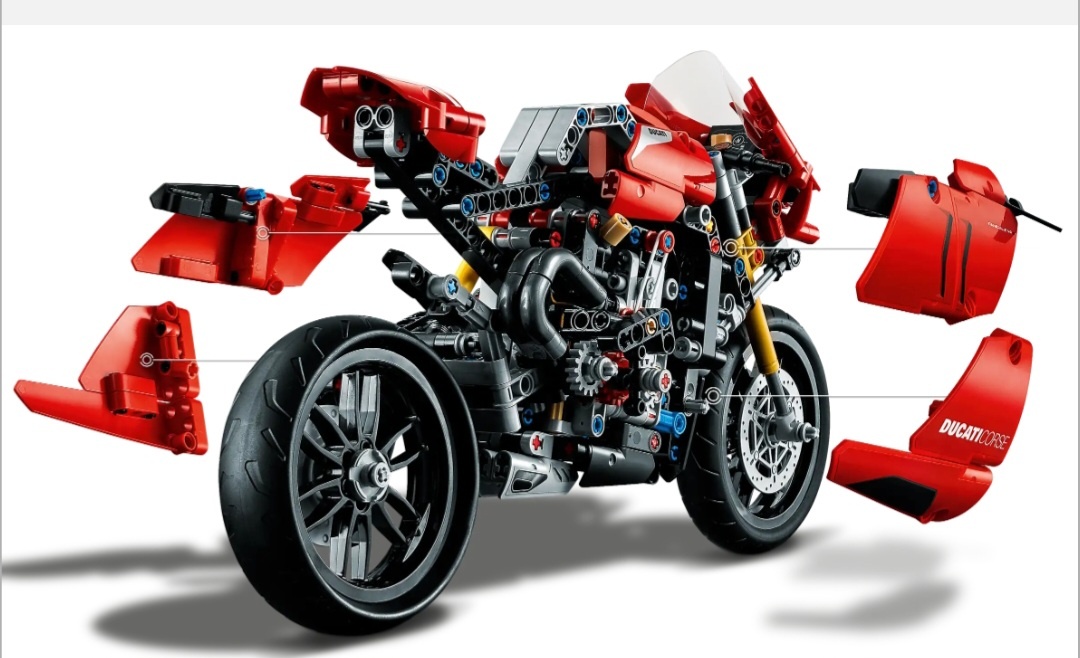 Lego Technic 42107 Ducati Panigale V4 R NOVÉ - 5