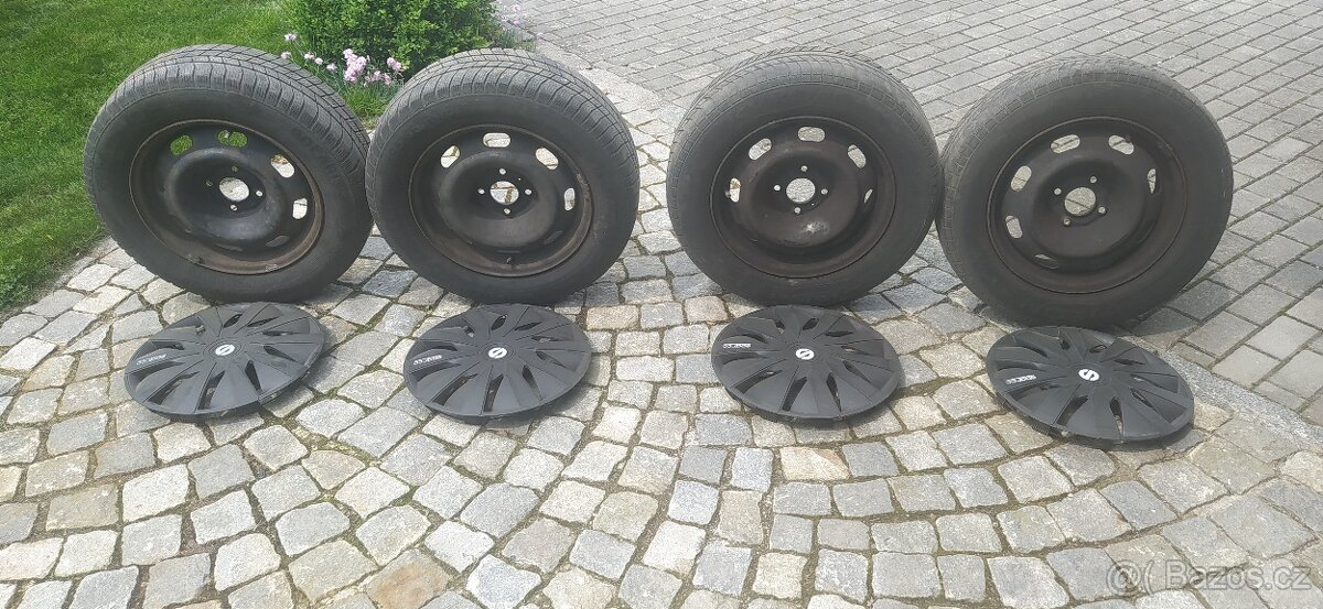 Disky + poklice na Peugeot 15 - 5