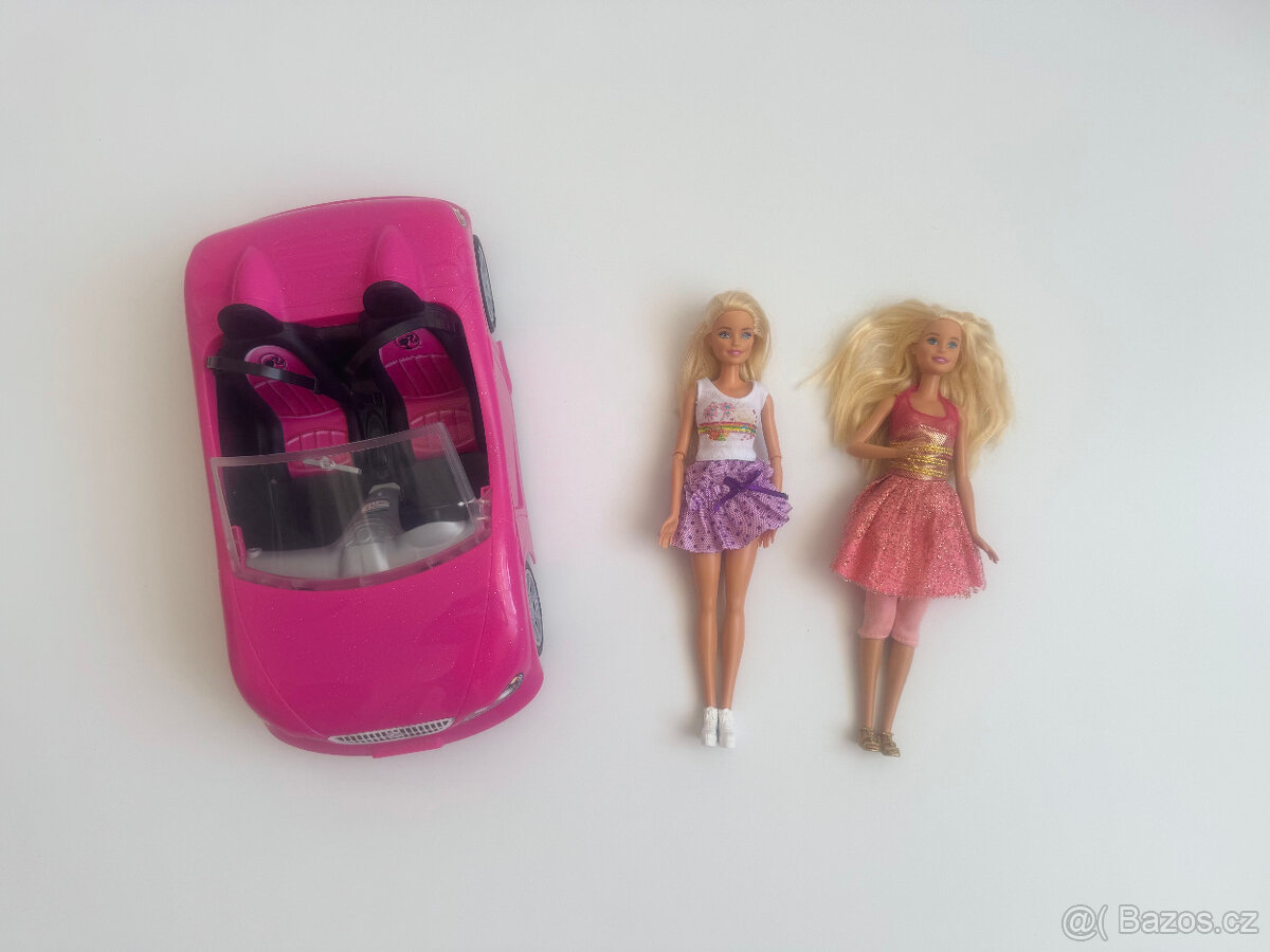 Mattel Barbie Mattel FPR57 kabriolet + 2 x Barbie - 5
