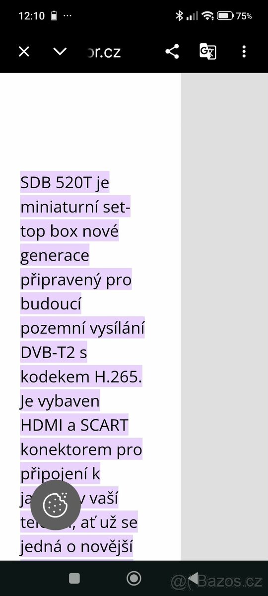 set-top box SDB 520T Sencor - 5