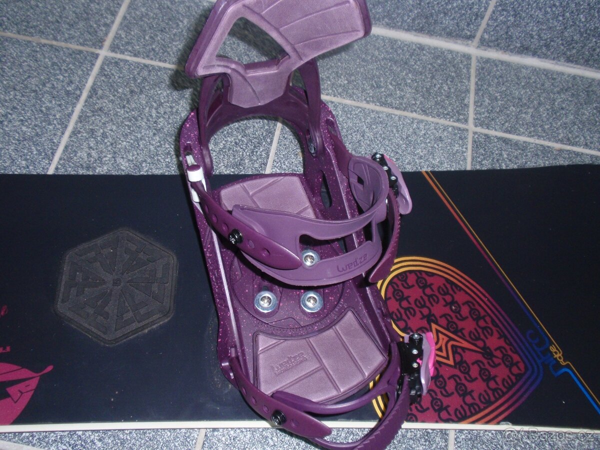 SUPER DÍVČÍ SNOWBOARD NITRO FATE 152 CM+WEDZEW VÁZÁNÍ - 5