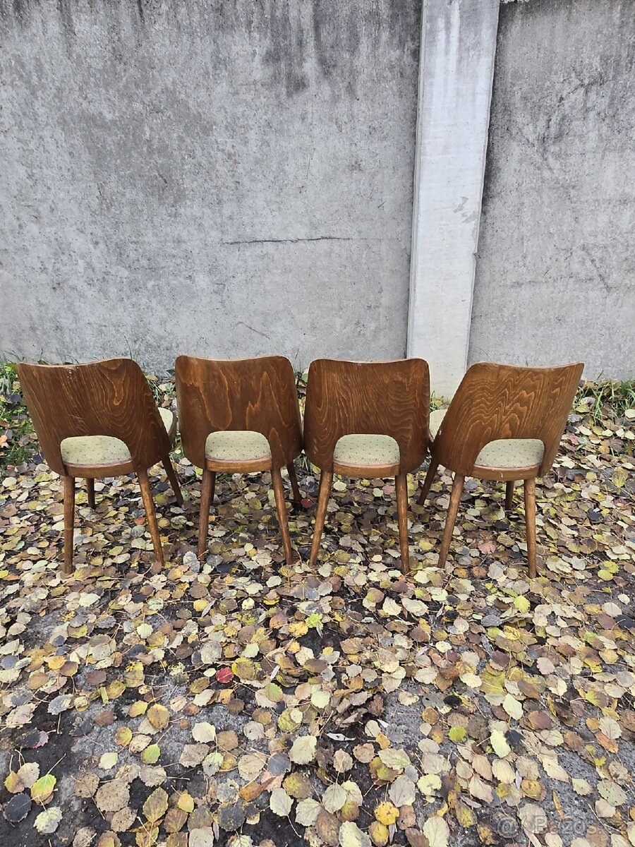 Staré židle TON Oswald Haerdtl zachovalé levně - 5