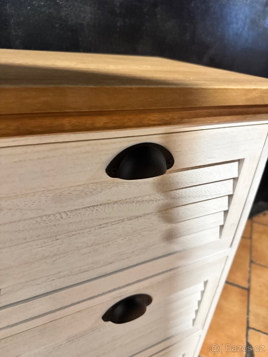 NOVÁ Krásná bílá komoda Provence - 5