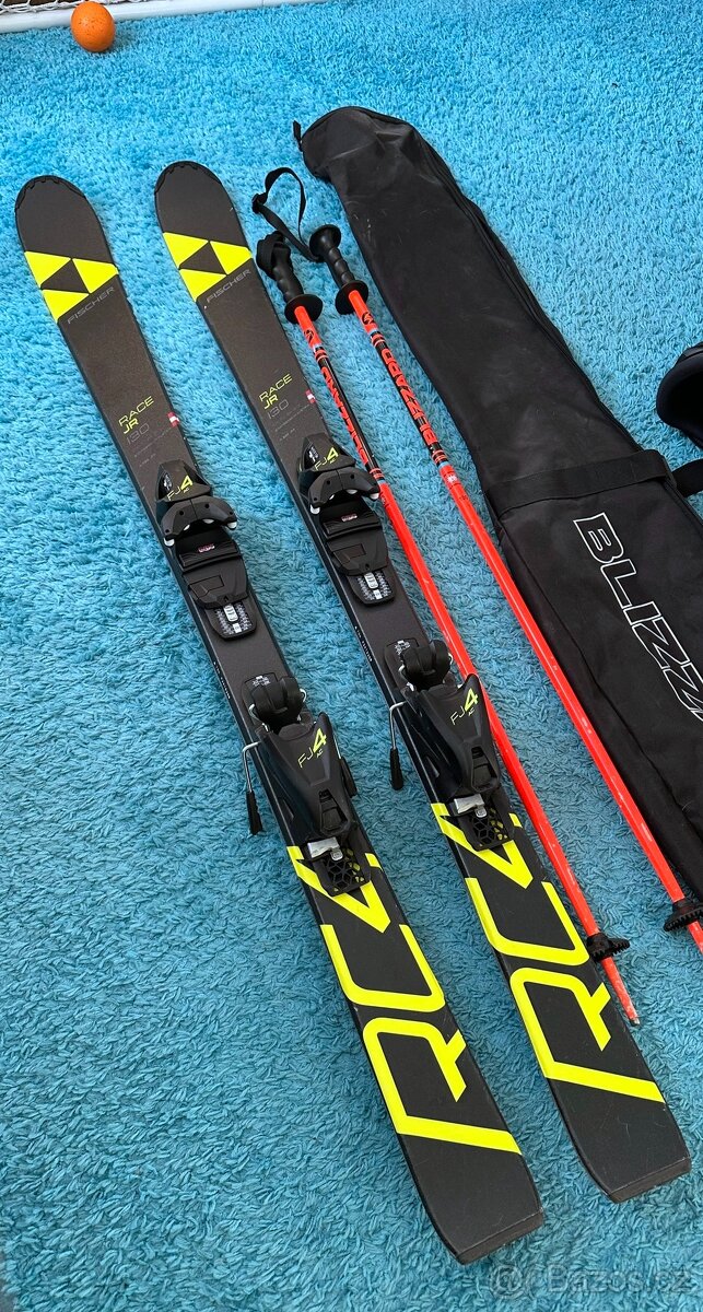 LYŽE JUNIORSKÉ 130 - Fischer RC4 RACE JR+ FJ4 SLR vel. 130 - 5