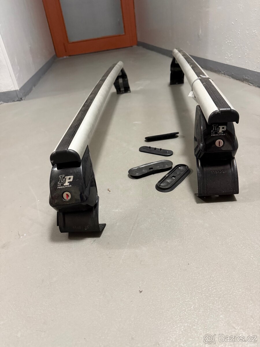 Střešní nosiče La Prealpina – alu příčníky + patky (Kit 25) - 5