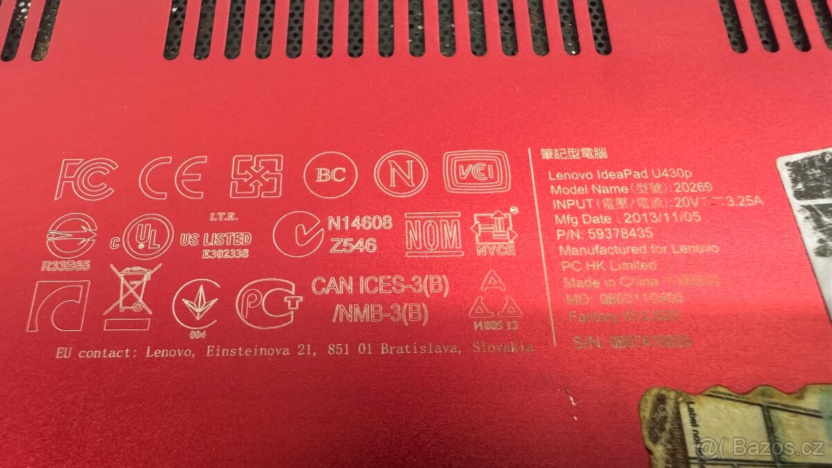 Lenovo IdeaPad U430p – ultrabook i5/8GB/240GB SSD/NVIDIA - 5