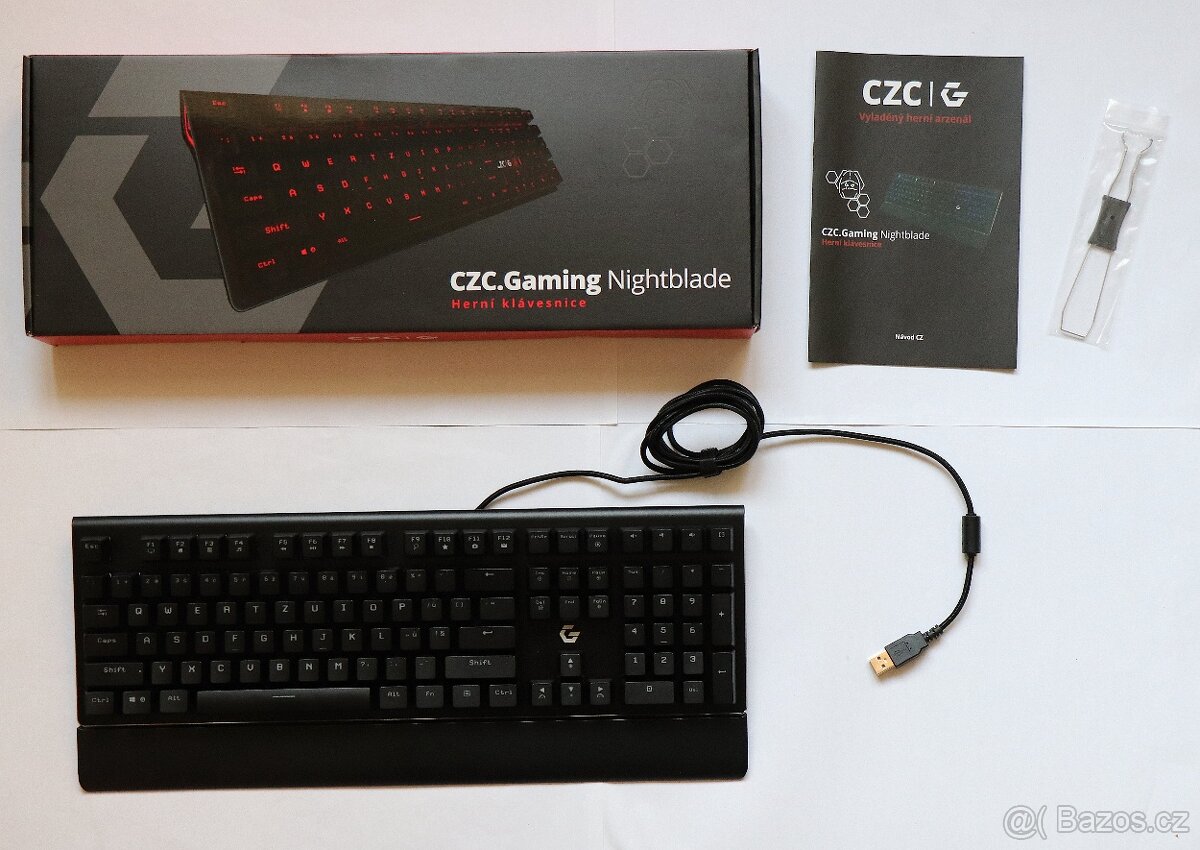 Herní klávesnice CZC Gaming Nightblade - Outemu Red - 5