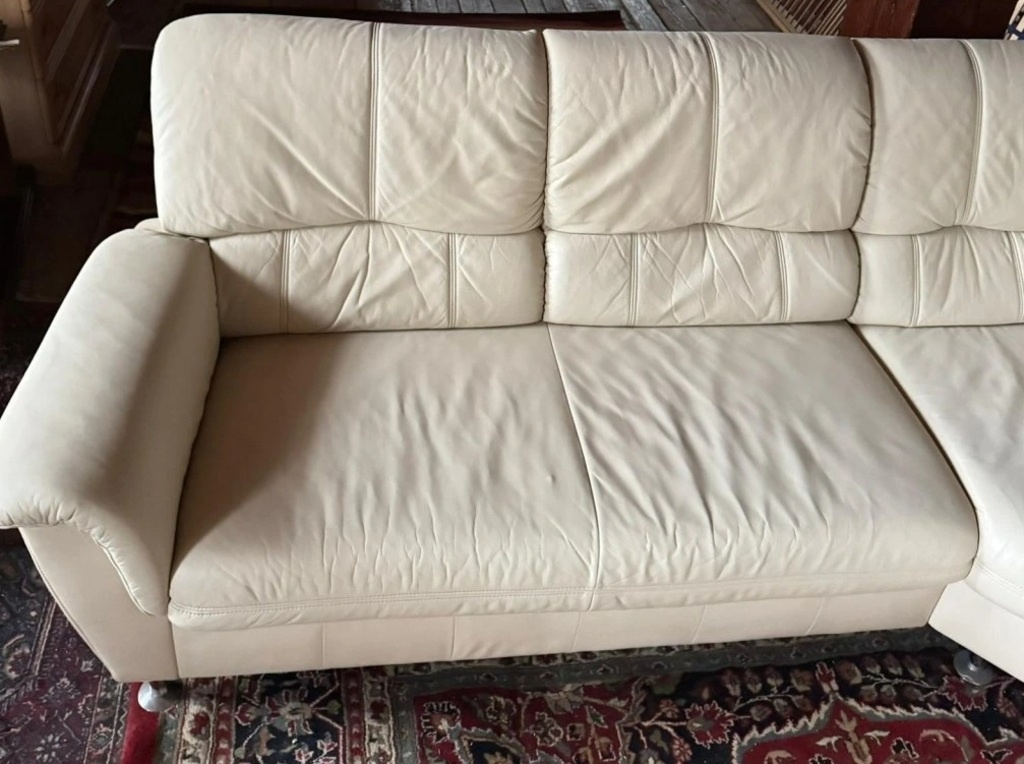 Rohová kožená sedací souprava, 3302 - 5