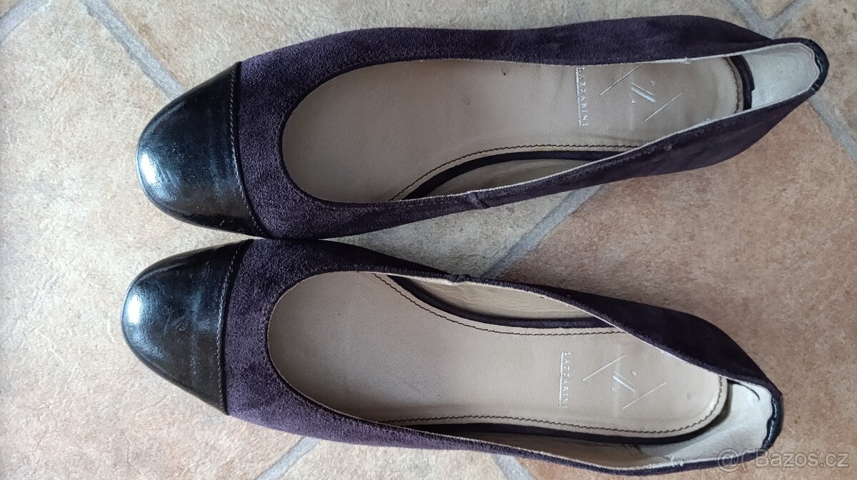 Semišové baleríny Lazzarini vel. 41 - 5