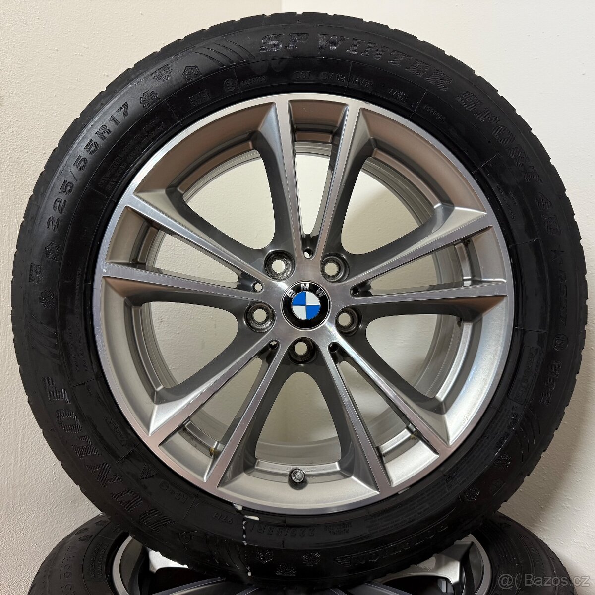 BMW 5 G30/G31 5x112 R17 ET27+ZIMNÍ 225/55R17 5/3mm - 5