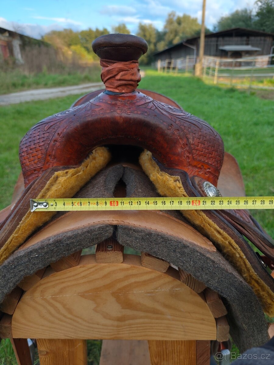 Westernové sedlo roper - 5