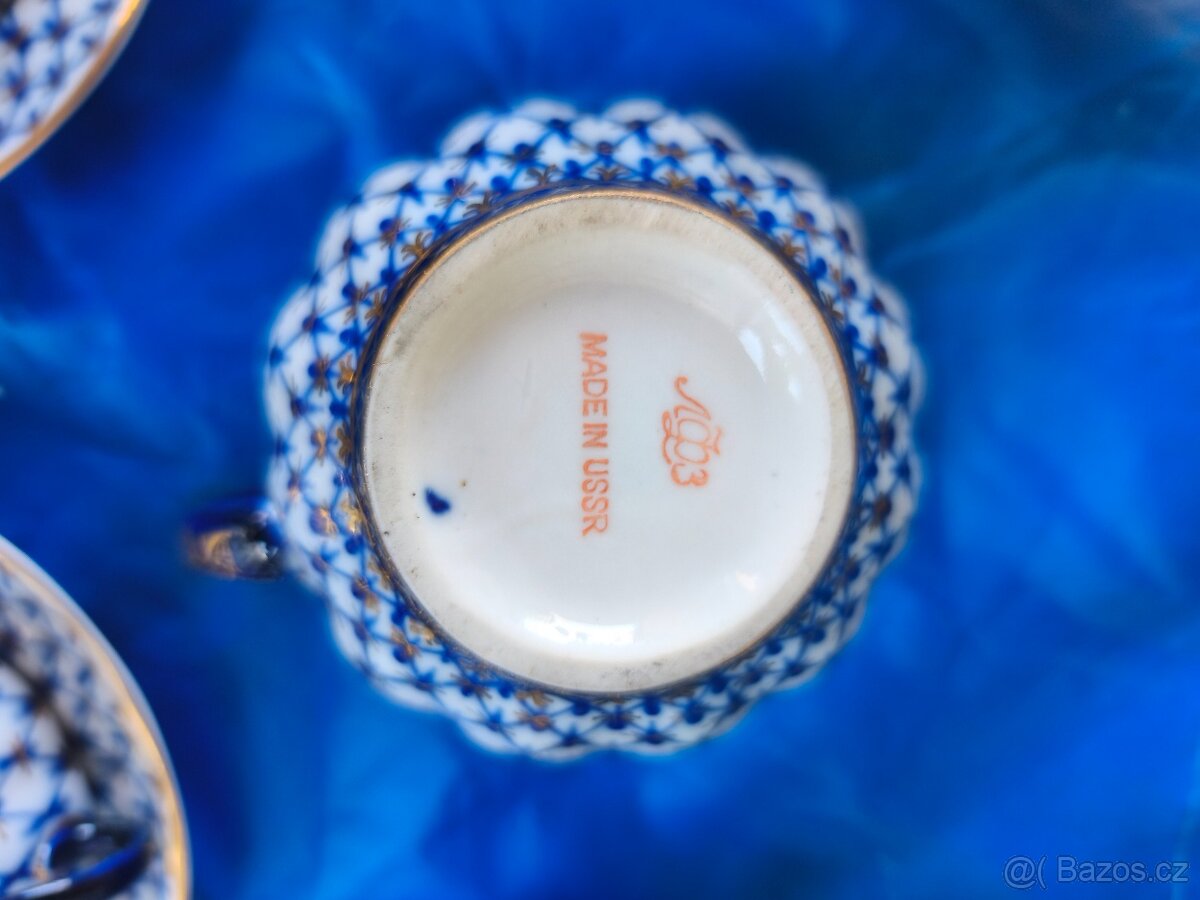 PORCELÁNOVÁ SOUPRAVA LOMONOSOV - 5