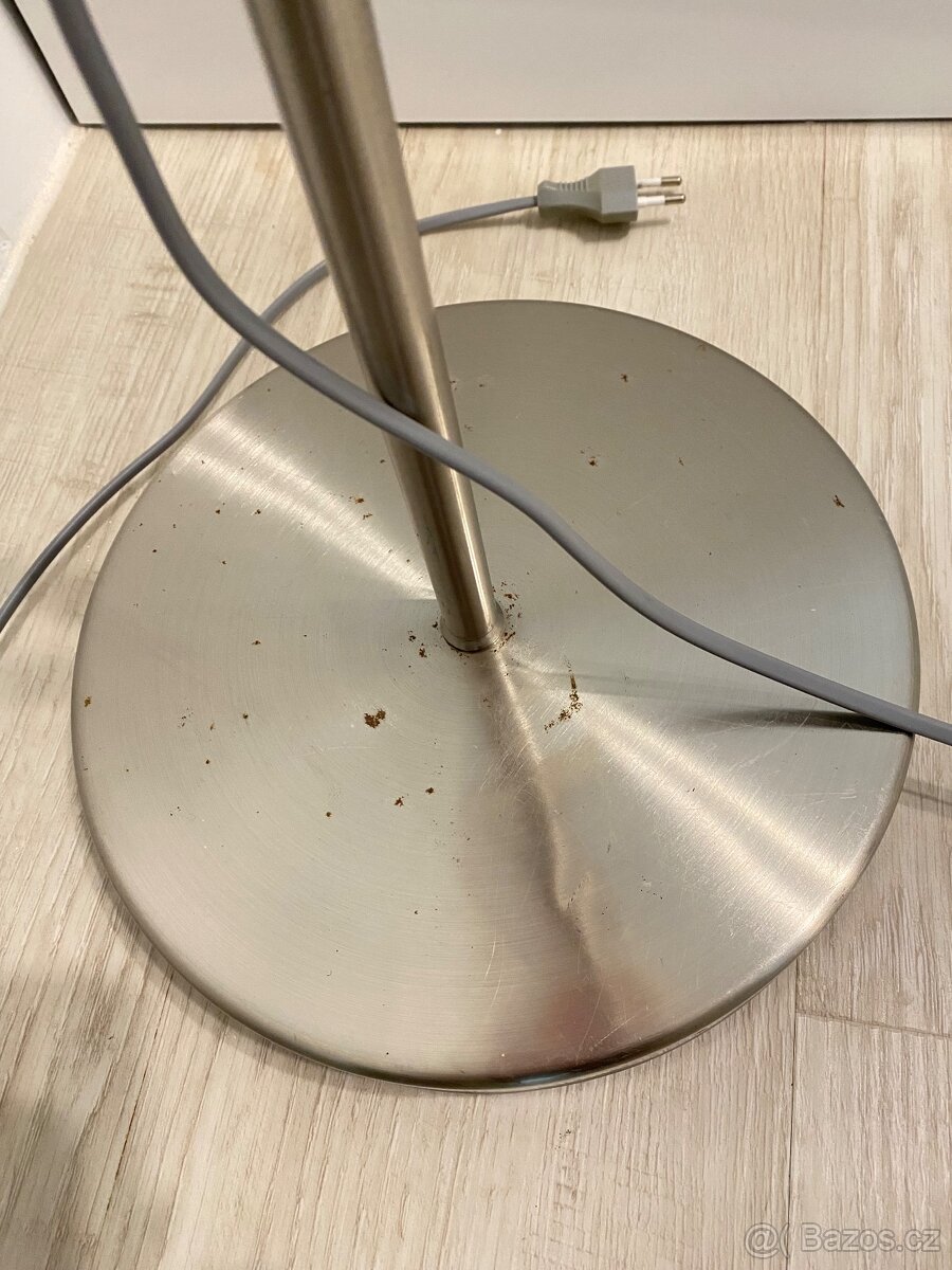 Stojací lampa sklo + kov - 5