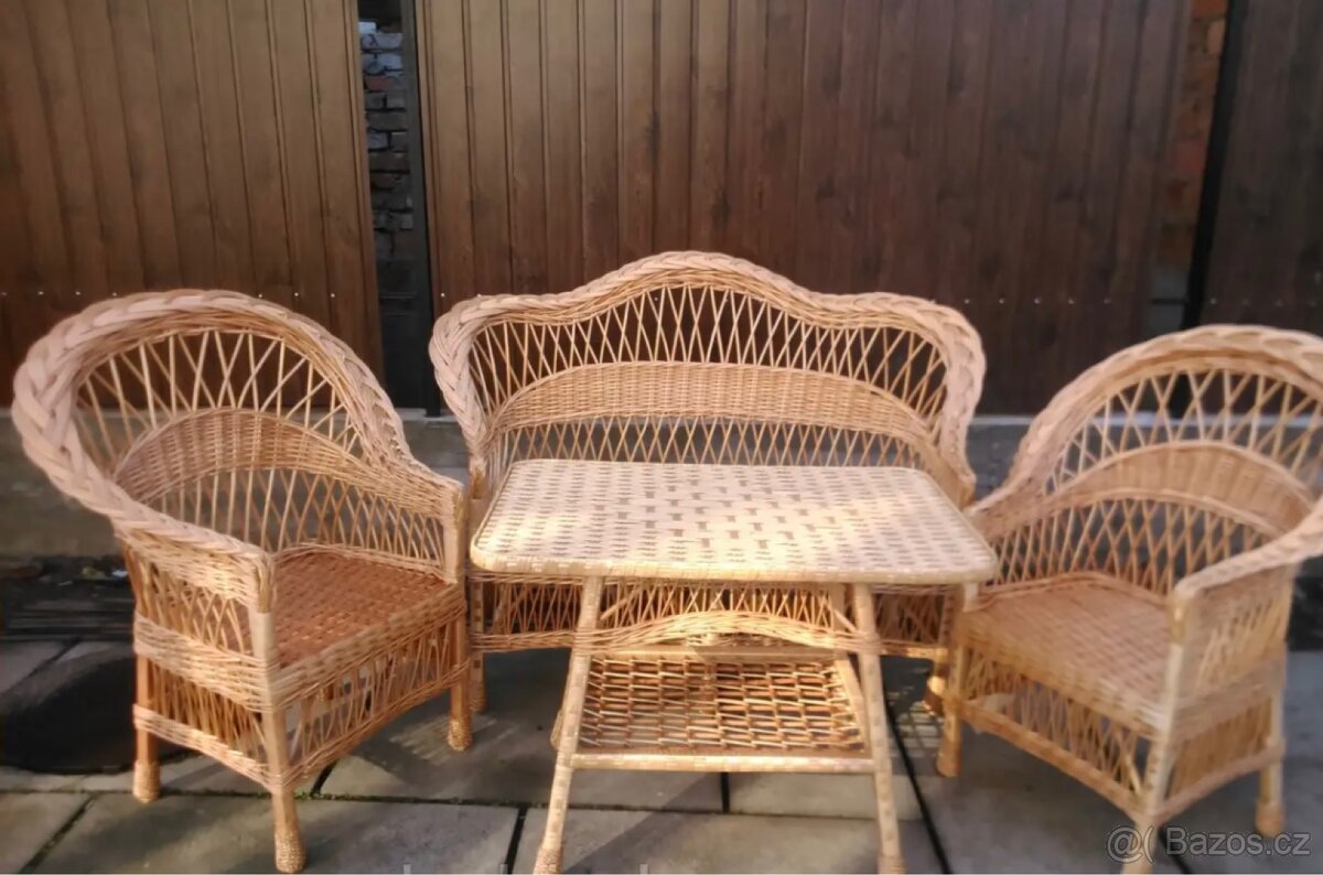 proutěný zahradní nábytek - 5