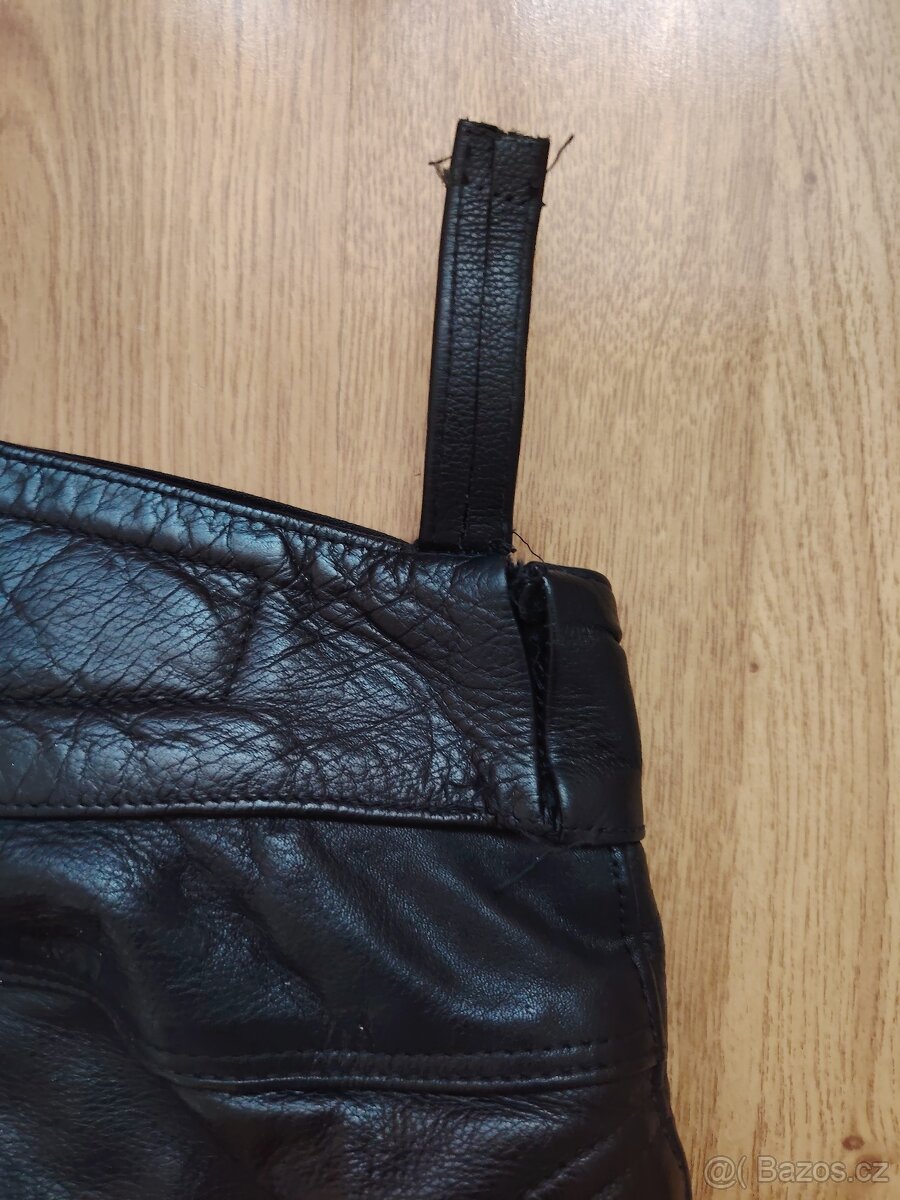 KOŽENÉ MOTORKÁŘSKÉ KALHOTY "MQP" - 5