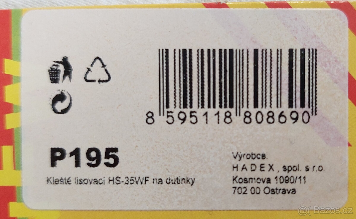 Kleště lisovací na dutinky - 5