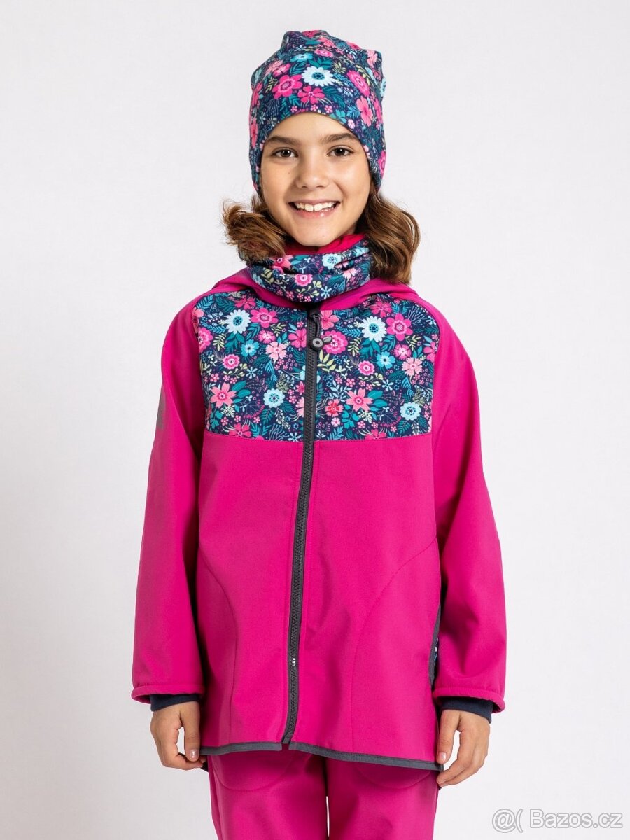 ☘️ Dívčí SOFTSHELLOVÁ BUNDA UNUO s fleecem vel. 122/128 ☘️ - 5