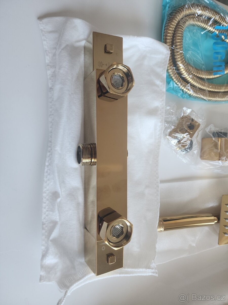 Luxusní zlatý sprchový set - 5