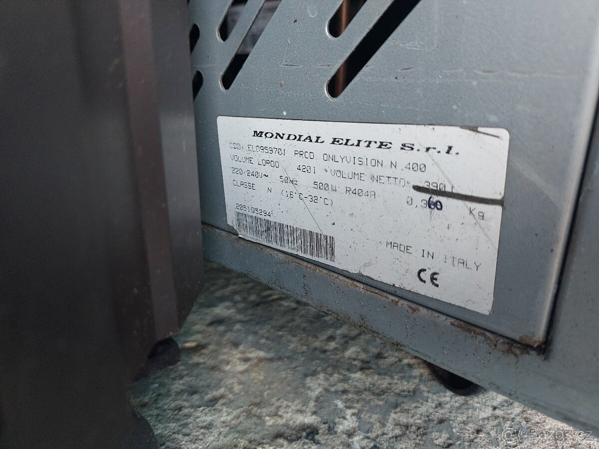 Gastro mrazící vitrína Mondial N400 - 5