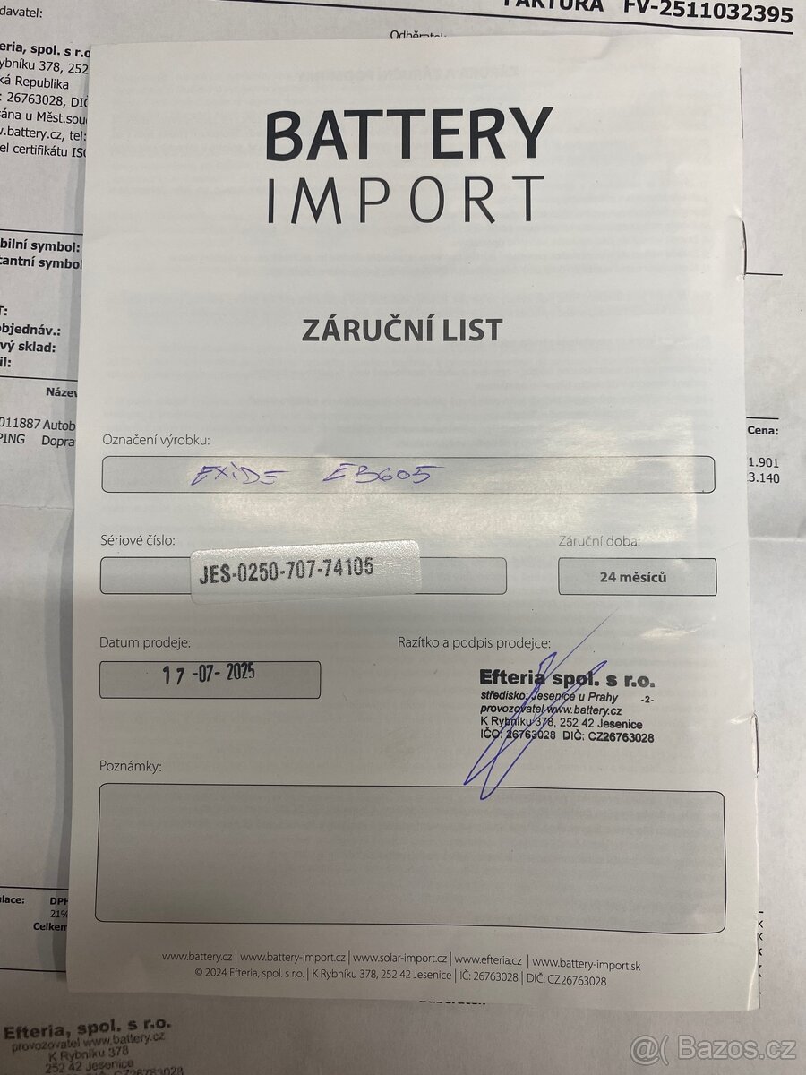 Autobaterie Exide Excell 12V 60Ah 480A - 5