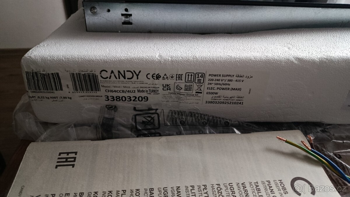NOVÁ SKLOKERAMICKÁ DESKA CANDY CH64CCB/4U2 – NA DÍLY - 5