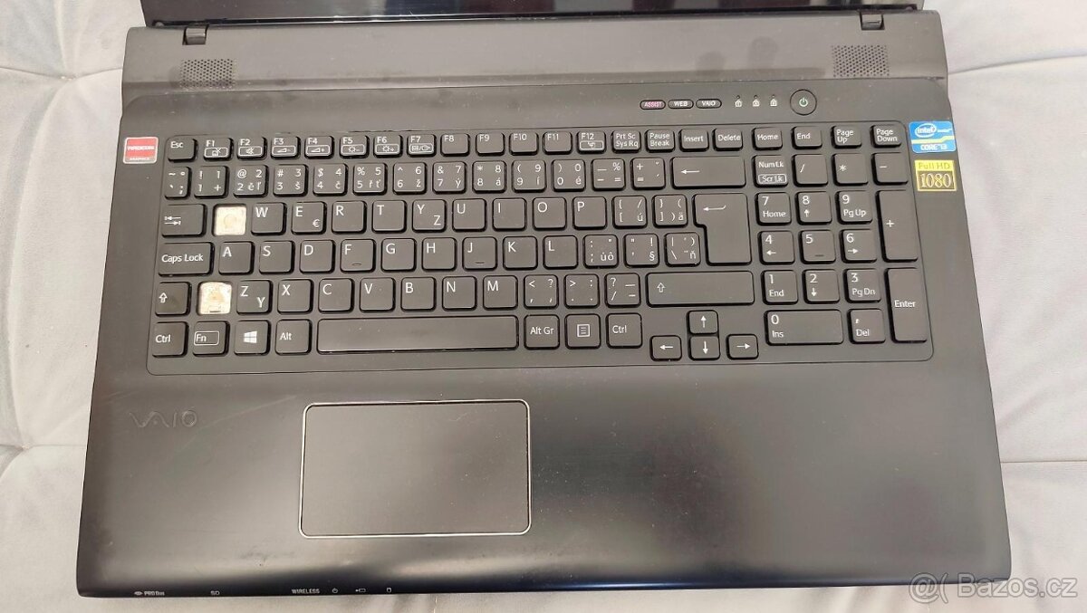 Notebook Soni Vaio sve17 LCD17,3" , Intel I3 , HD7650 2GB - 5