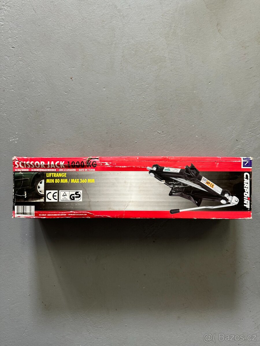 Hever scissor jack 1000 kg liftrange carpoint - 5