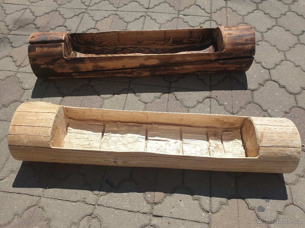 Dřevěný květináč - 5