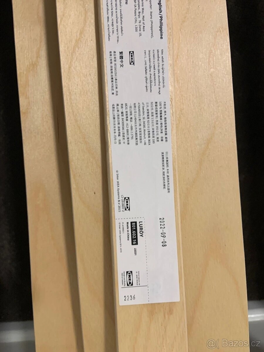 Jednolůžková postel IKEA FLAXA (90x200 cm) – bílá - 5