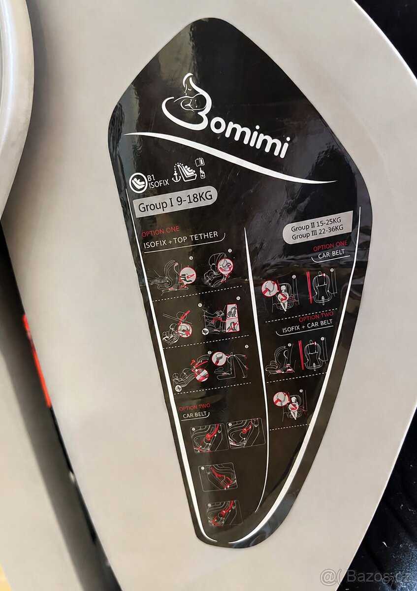 AUTOSEDAČKA BOMIMI ISOFIX 9–36 kg - 5