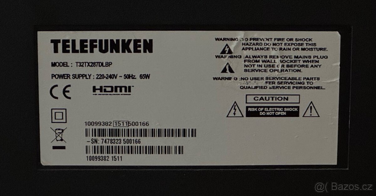 Televize Telefunken - 81cm - 5